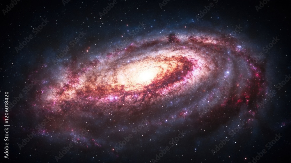 Fototapeta premium The Milky Way galaxy in detail.