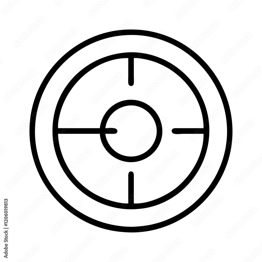 target icon, target line art - simple line art of target, perfect for target logos and icons target icon, target line art - simple line art of target, perfect for target logos and icons