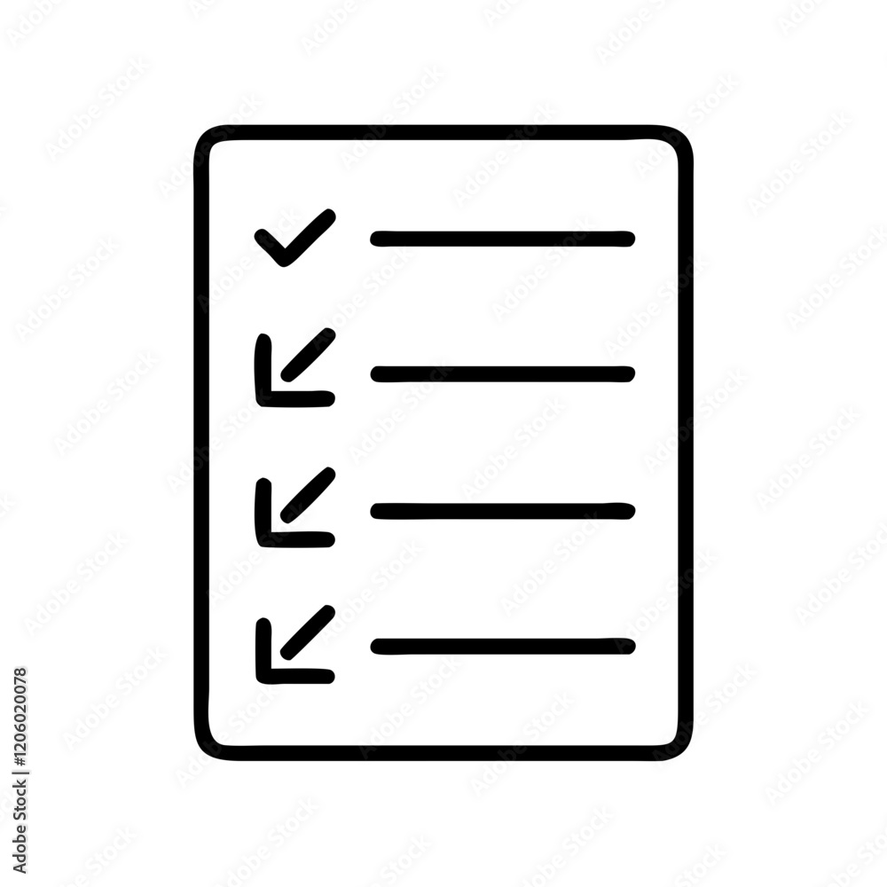 task list icon, task list line art - simple line art of task list, perfect for task list logos and icons task list icon, task list line art - simple line art of task list, perfect for task list logos and icons