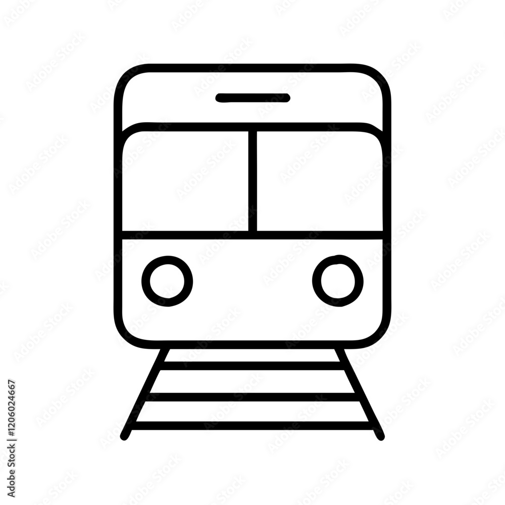 train icon, train line art - simple line art of train, perfect for train logos and icons train icon, train line art - simple line art of train, perfect for train logos and icons