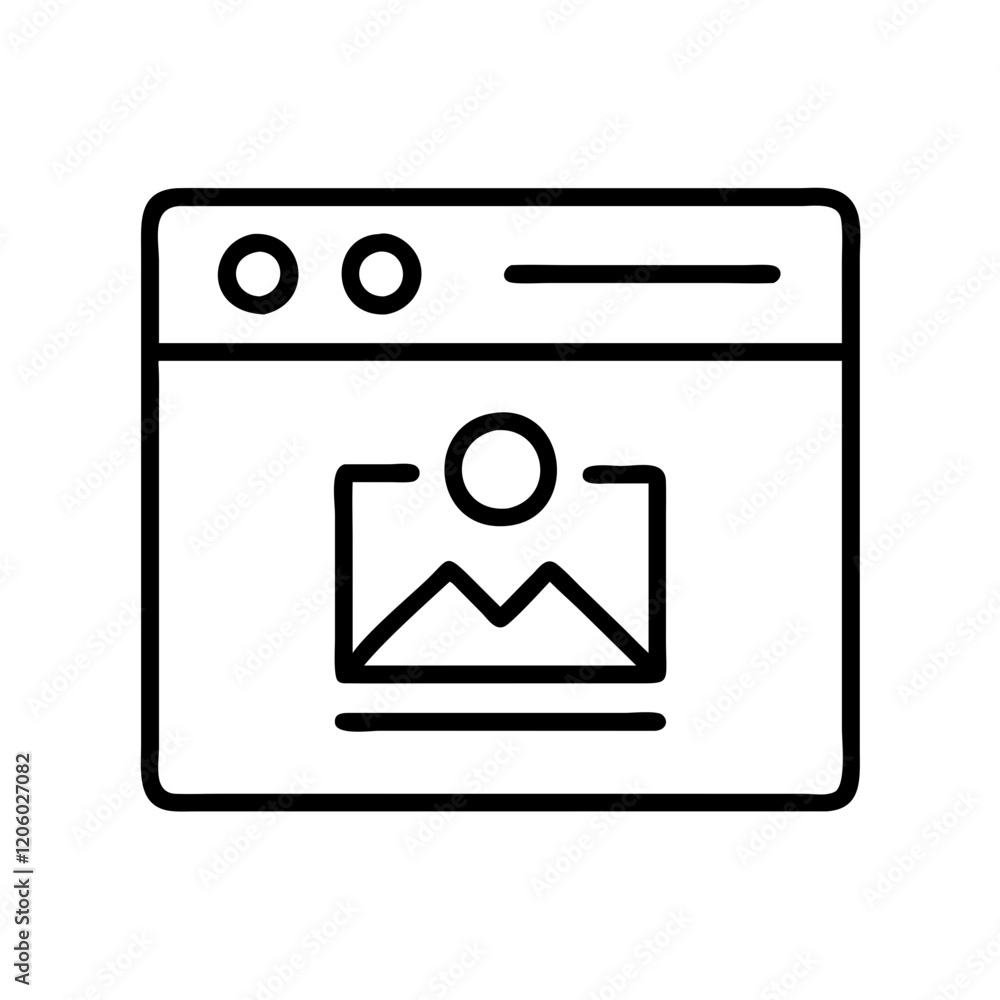 user interface ui icon, user interface ui line art - simple line art of user interface ui, perfect for user interface ui logos and icons user interface ui icon, user interface ui line art - simple line art of user interface ui, perfect for user interface ui logos and icons