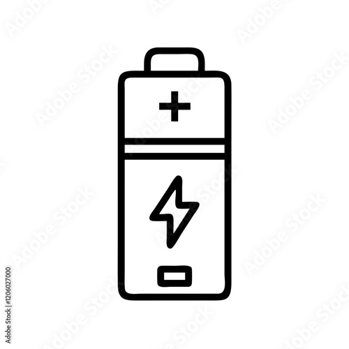 alkaline battery icon design