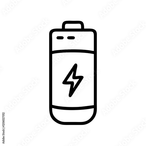 alkaline battery icon design