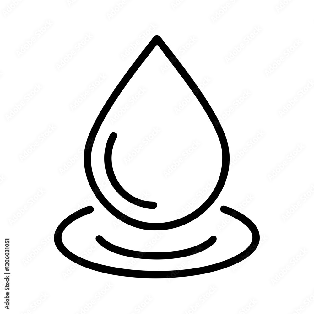 water drop icon, water drop line art - simple line art of water drop, perfect for water drop logos and icons water drop icon, water drop line art - simple line art of water drop, perfect for water drop logos and icons