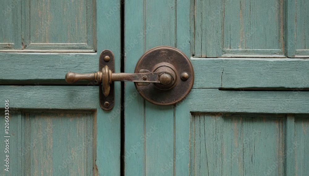 Fototapeta premium old door with lock