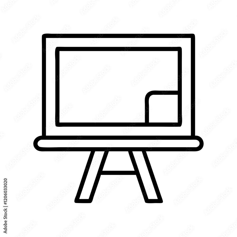 whiteboard icon, whiteboard line art - simple line art of whiteboard, perfect for whiteboard logos and icons whiteboard icon, whiteboard line art - simple line art of whiteboard, perfect for whiteboard logos and icons