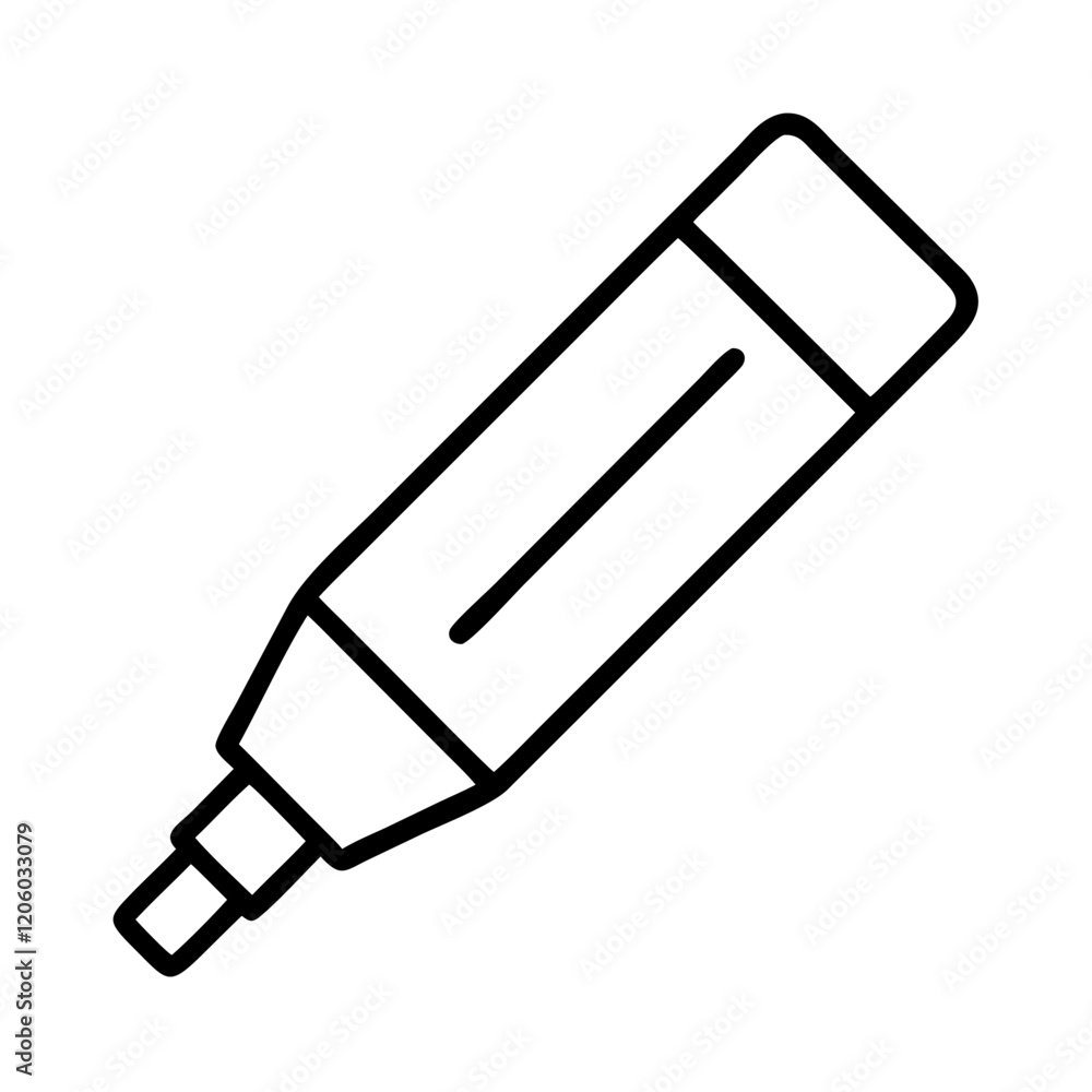 whiteboard marker icon, whiteboard marker line art - simple line art of whiteboard marker, perfect for whiteboard marker logos and icons whiteboard marker icon, whiteboard marker line art - simple line art of whiteboard marker, perfect for whiteboard marker logos and icons
