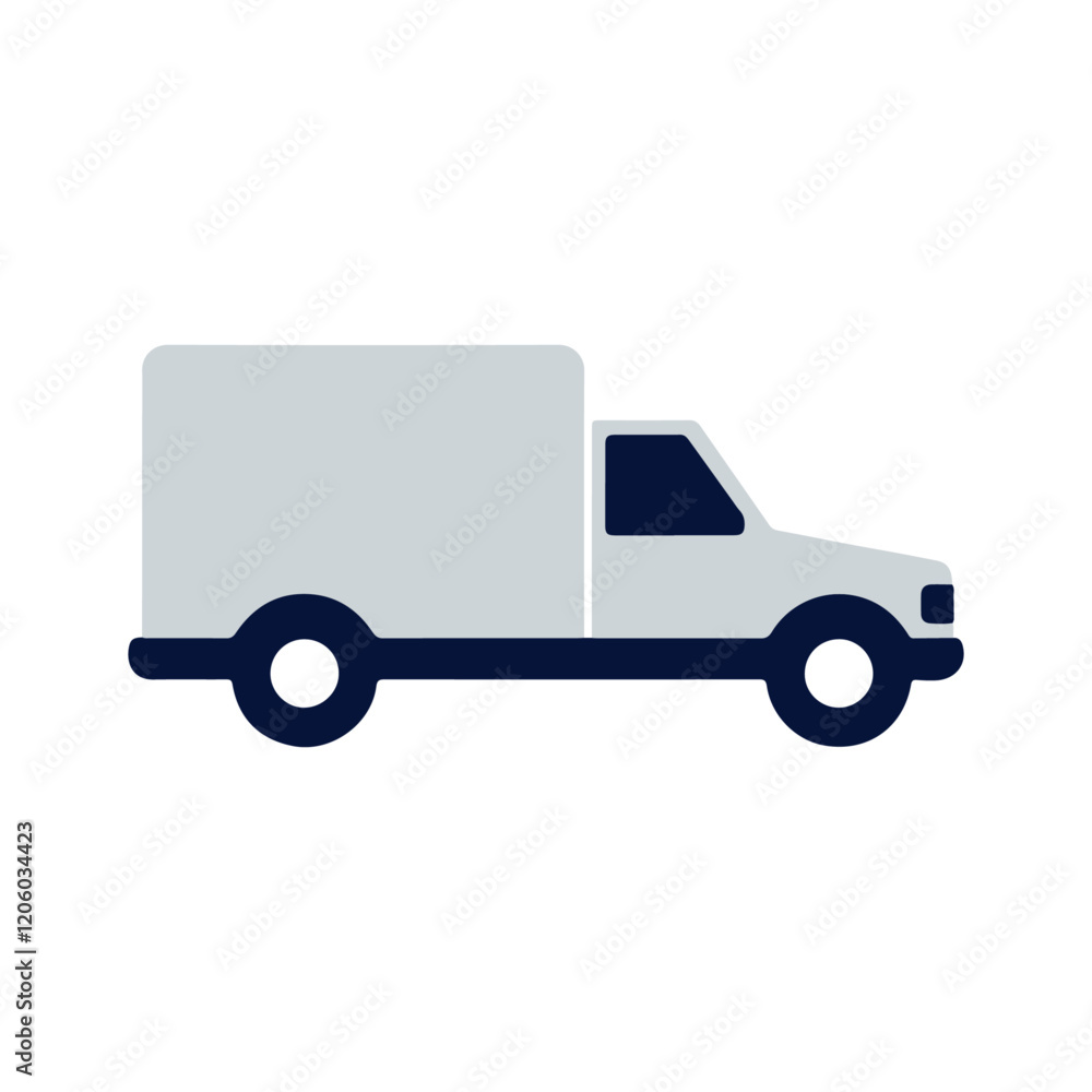 Delivery van icon vector art complete editable Delivery van icon vector art complete editable