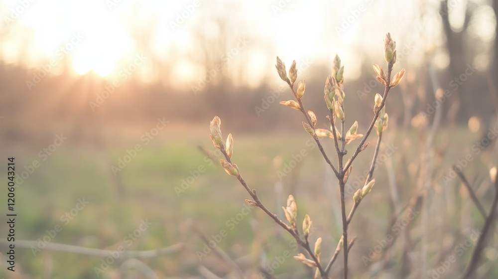 Sunlit Sprout Growth in Tranquil Meadow Nature Early Morning Bliss Close-Up Perspective Renewed Life Concept Sunlit Sprout Growth in Tranquil Meadow Nature Early Morning Bliss Close-Up Perspective Renewed Life Concept