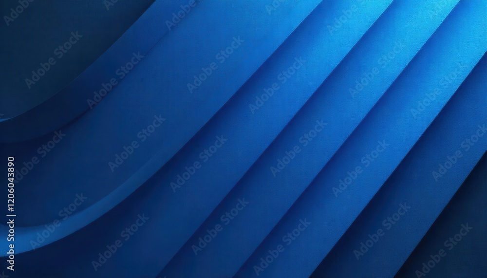 Fototapeta premium Abstract Blue Layered Shapes: Dynamic Texture and Depth