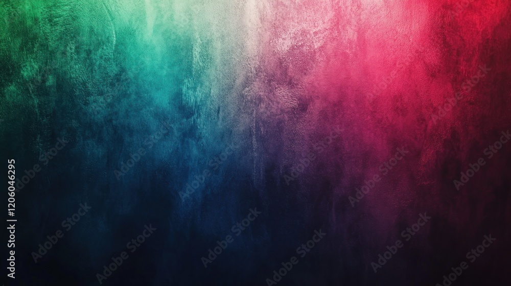 Obraz premium Gradient backdrop of rich jewel tones â€“ emerald green, sapphire blue, and ruby red â€“ blending seamlessly, with dynamic light play