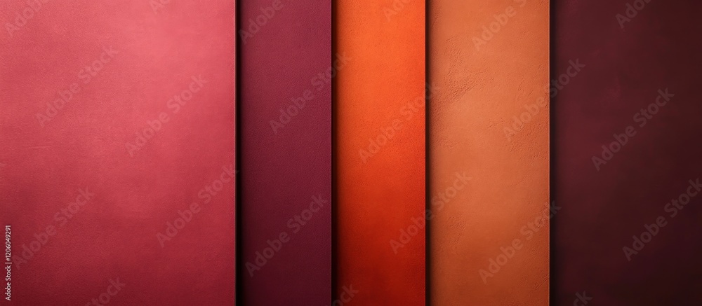 Abstract Gradient Transition From Deep Crimson To Burnt Orange Vertical Panels Abstract Gradient Transition From Deep Crimson To Burnt Orange Vertical Panels