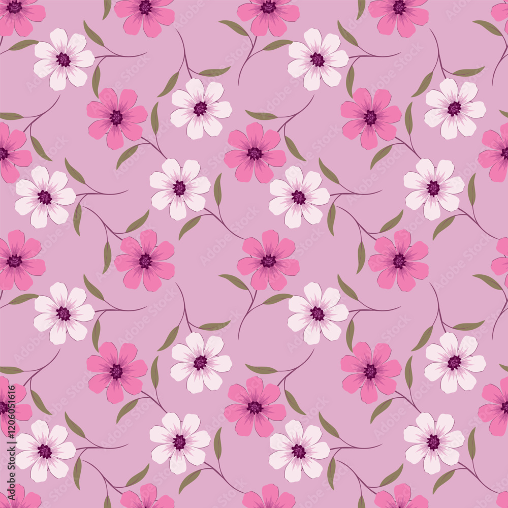 Fototapeta premium A beautiful digital Allover design illustrate artwork design print for cover fabric textile and wrapping paper