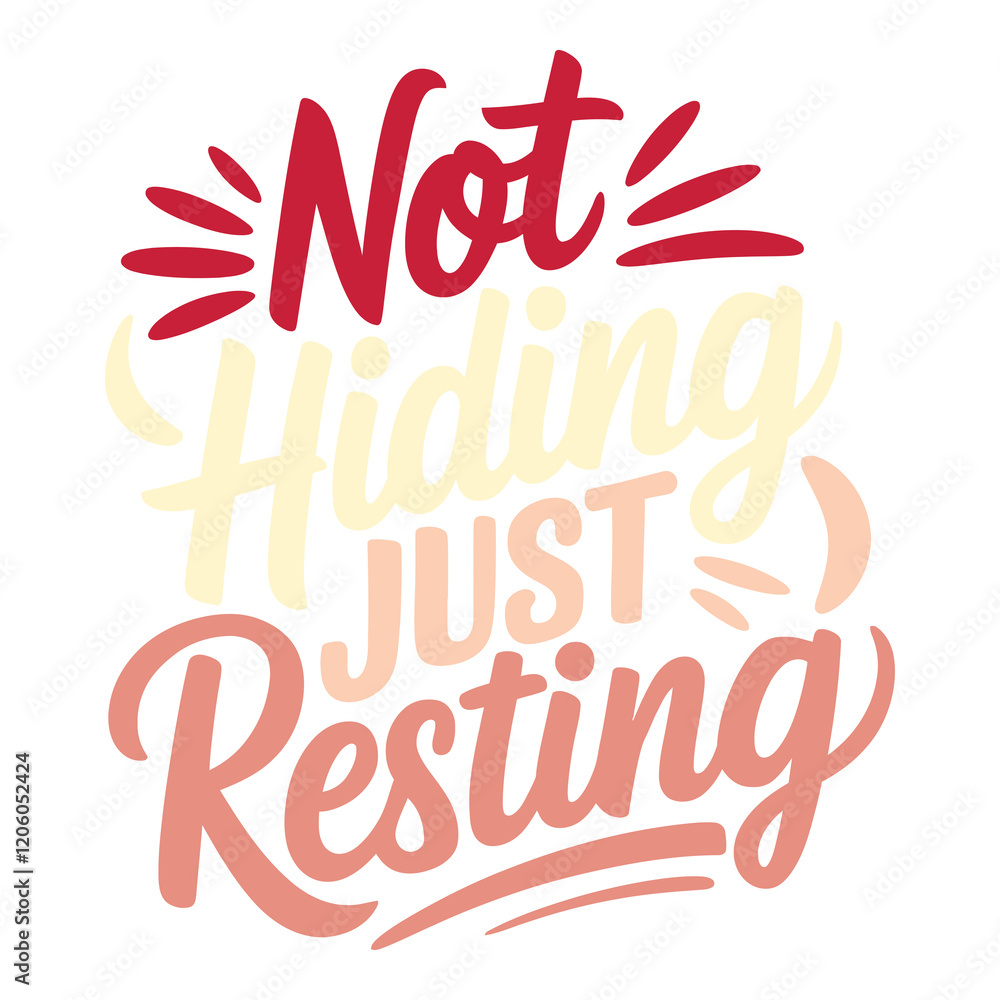 Taking a Break from Socializing Not Hiding Just Resting Typography Taking a Break from Socializing Not Hiding Just Resting Typography