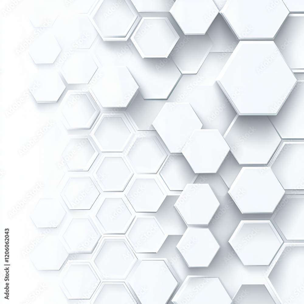 Fototapeta premium abstract background with hexagons