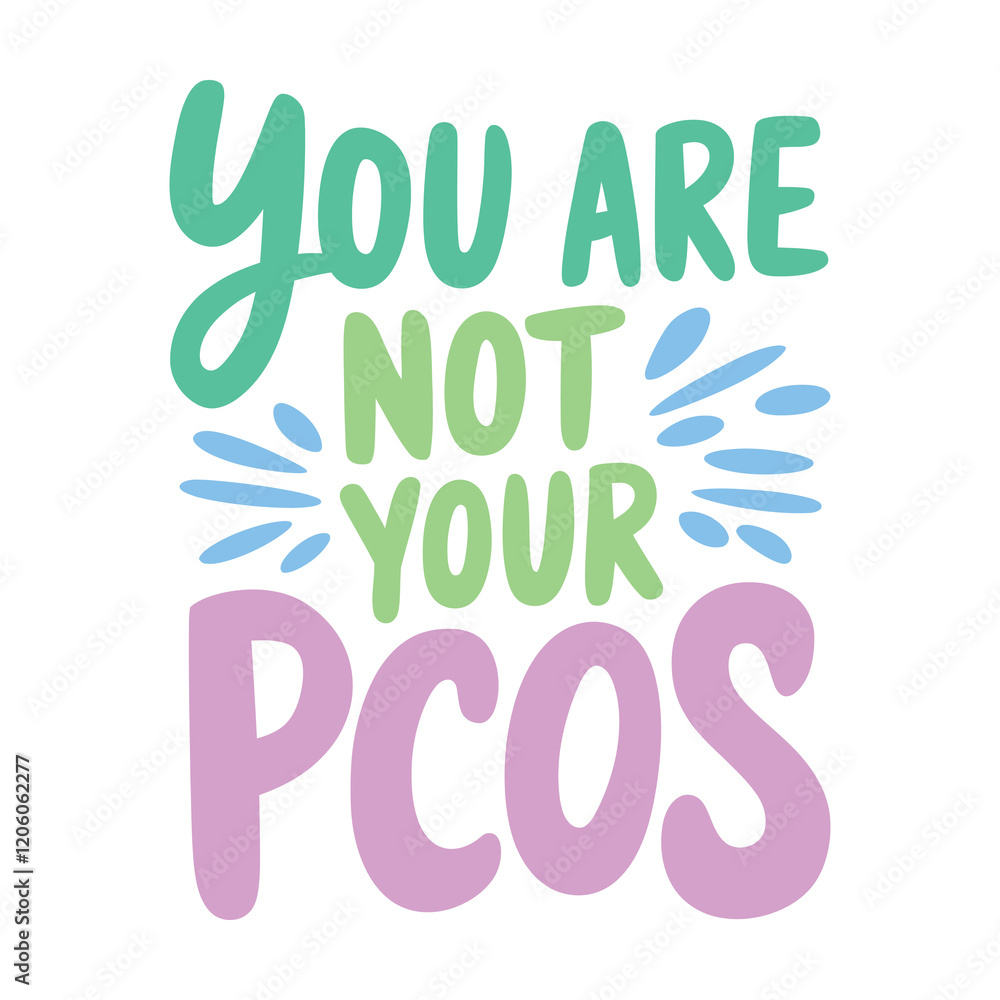 You Are More Than Your Diagnosis PCOS Empowerment and Health Typography You Are More Than Your Diagnosis PCOS Empowerment and Health Typography