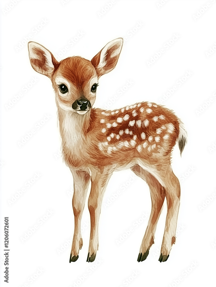 deer isolated on white background deer isolated on white background