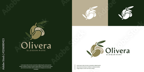 natural olive products, beauty, health, graphic design illustration.