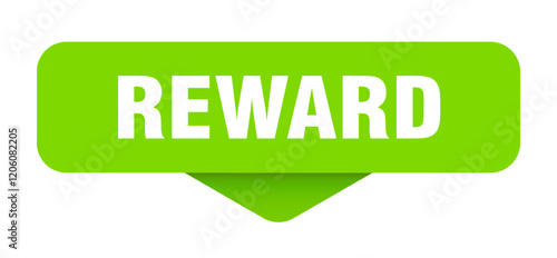 reward sticker. reward sign on transparent background