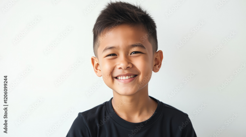 Hispanic Teen Boy – An Engaging Portrait of a Hispanic Teenage Boy with Short Sleek Hair. Hispanic Teen Boy – An Engaging Portrait of a Hispanic Teenage Boy with Short Sleek Hair.