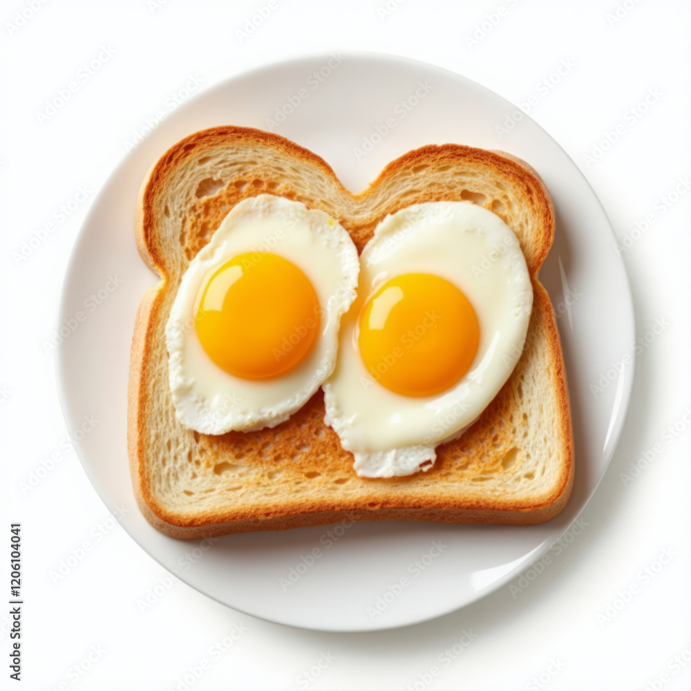 Valentine’s Breakfast with Heart-Shaped Eggs and Toast – A delightful Valentine’s breakfast featuring heart-shaped eggs and toast isolated on a white background. Valentine’s Breakfast with Heart-Shaped Eggs and Toast – A delightful Valentine’s breakfast featuring heart-shaped eggs and toast isolated on a white background.