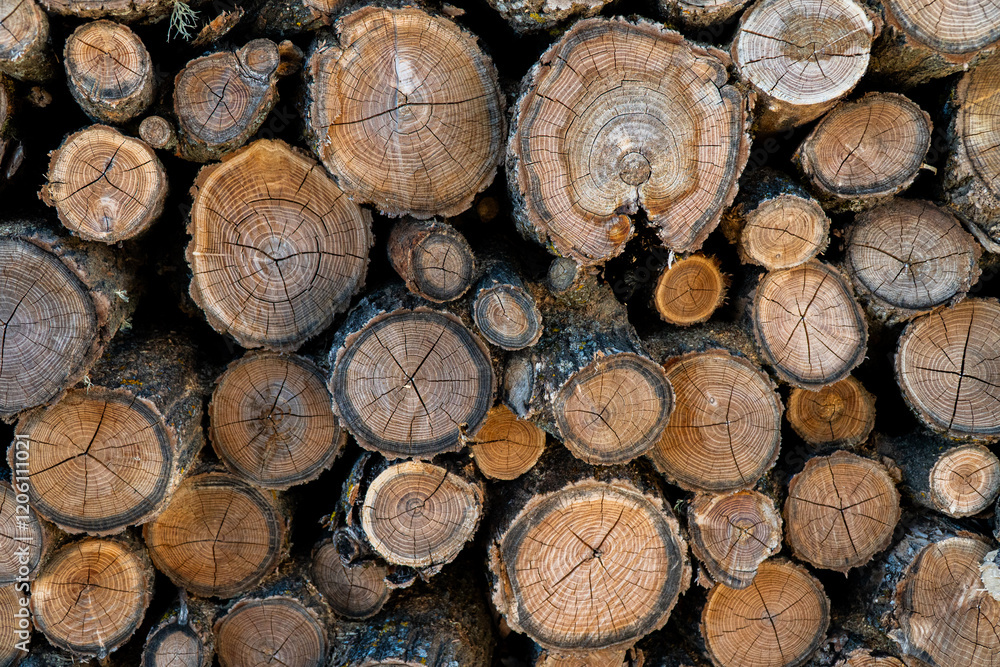 Woods cutted and stitched, small and big Woods cutted and stitched, small and big