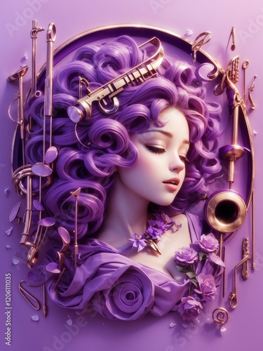 portrait of a Beautiful young Girl