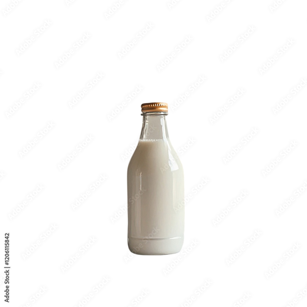 Bottle of milk isolated on transparent background. Bottle of milk isolated on transparent background.