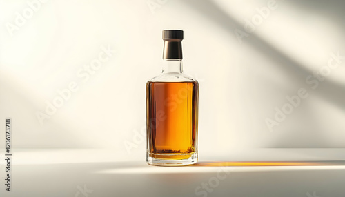 Wallpaper Mural Whiskey bottle professionally displayed against a clear backdrop  - Torontodigital.ca