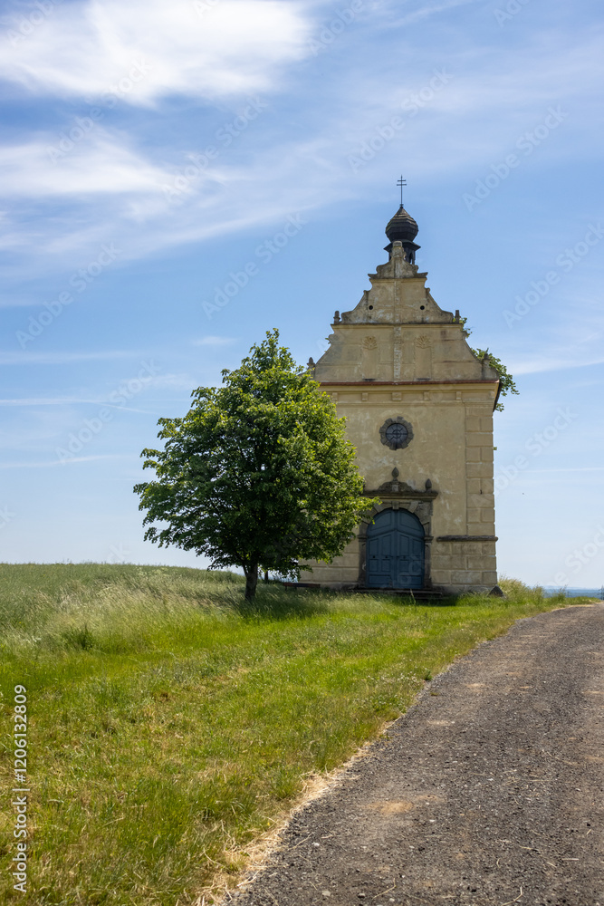 Naklejka premium Chapel of Saint Roch, Usov, Czech republic