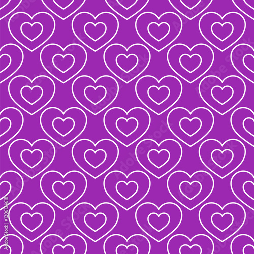 Heart Illustration, Hearts, Love, Valentine, Repeat print, kiss, Vector art, adobe illustration