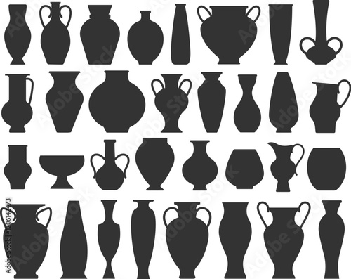 Vintage greek vases