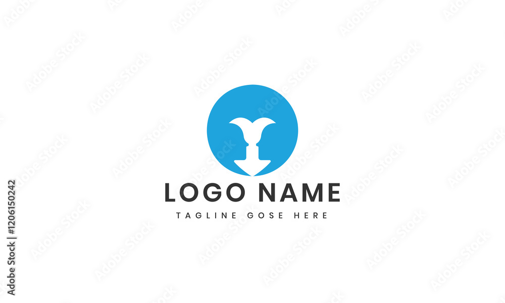 Flat logo templates Flat logo templates