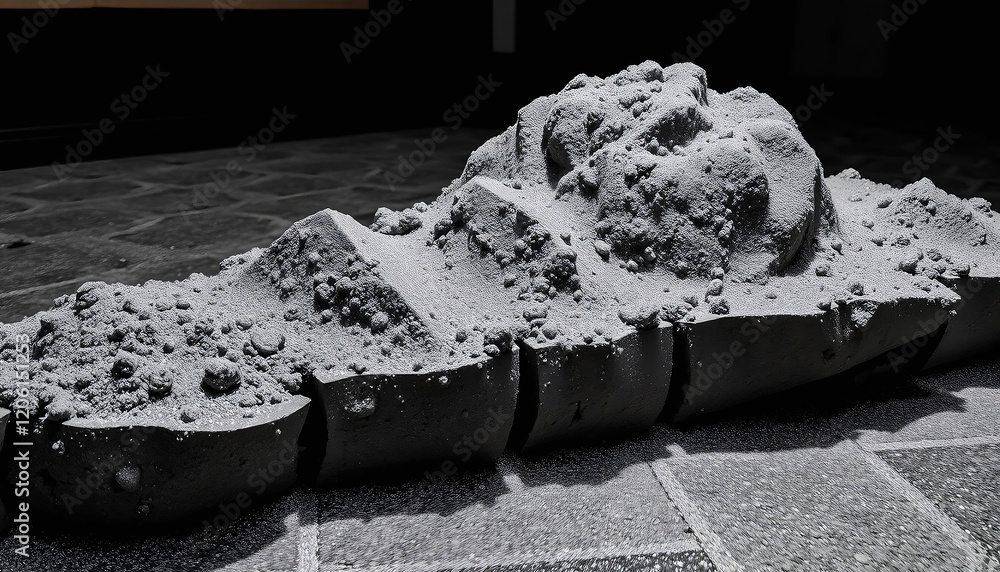 Stone in the Future World created with Generative AI technology