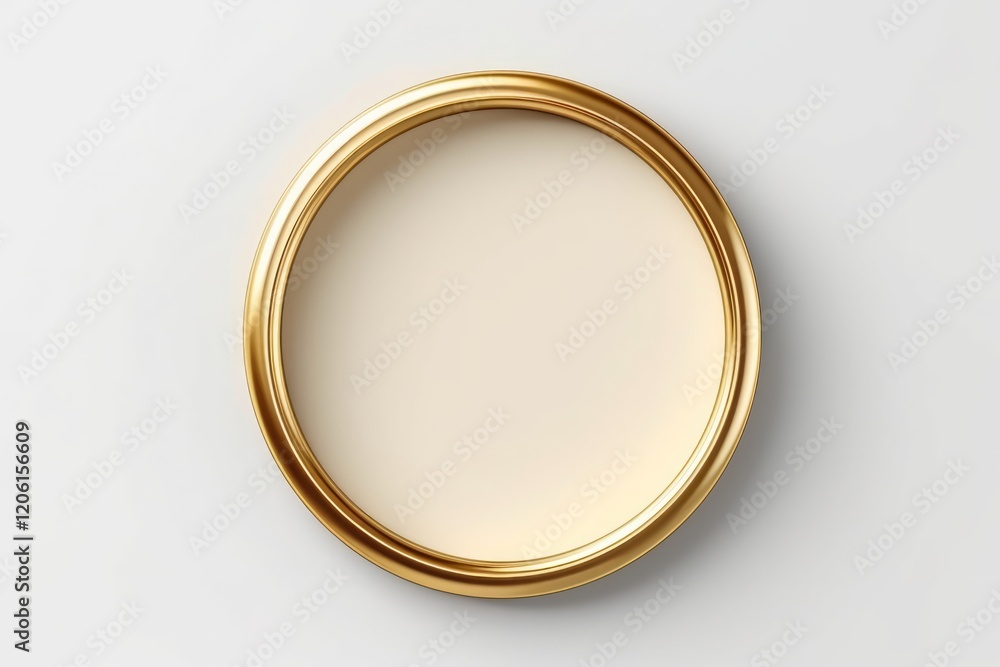 Golden round frame or border, Circle design, round frame, frame for accessories. Golden round frame or border, Circle design, round frame, frame for accessories.