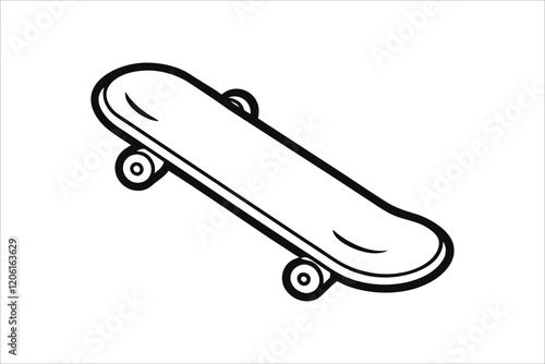 WeSkateboard icon silhouette vector, skateboard sport illustration, isolated design  
