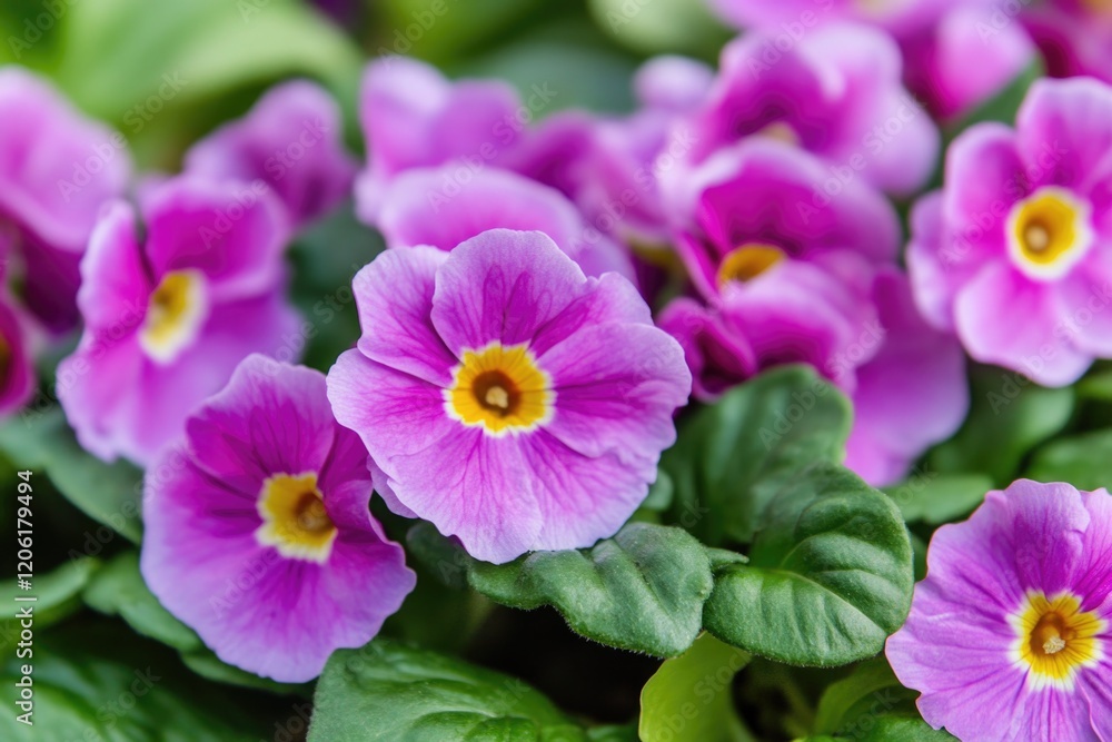 Fototapeta premium A close-up shot of a vibrant purple flower arrangement