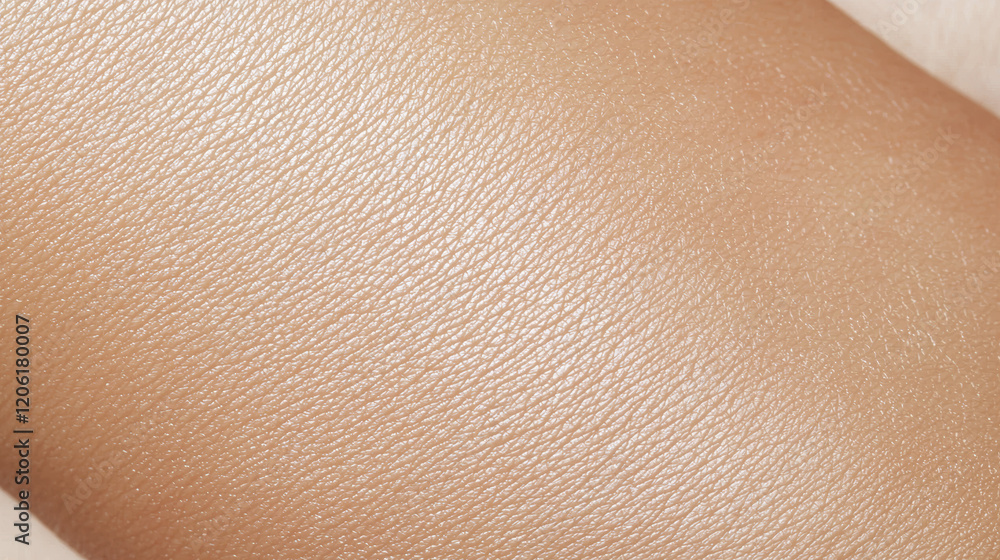 Smooth skin texture with natural glow, showcasing warm tone Smooth skin texture with natural glow, showcasing warm tone