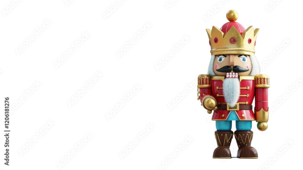 Naklejka premium Nutcracker on transparent background
