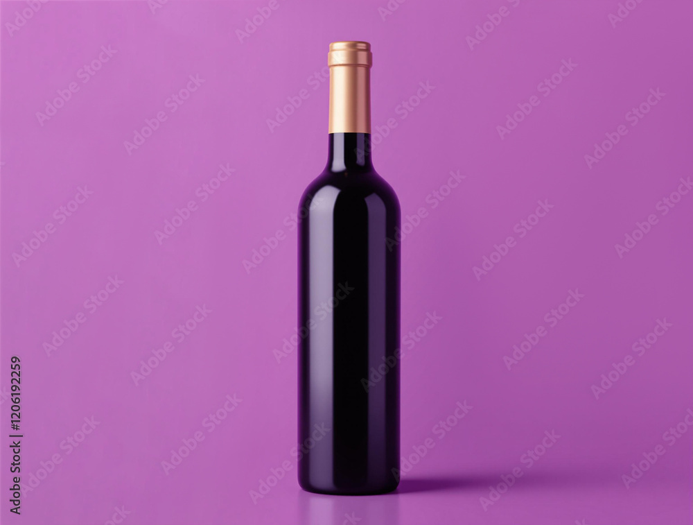 blank wine bottle design for branding and product display, royalty free blank wine bottle design for branding and product display, royalty free