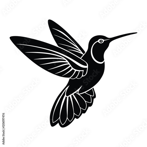 hummingbird in flight