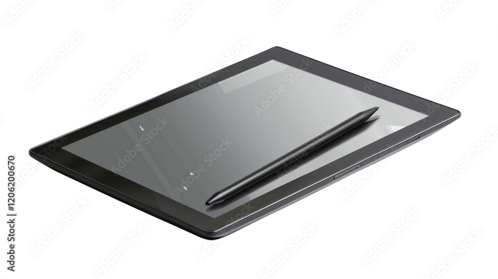 Tablet on transparent background Tablet on transparent background