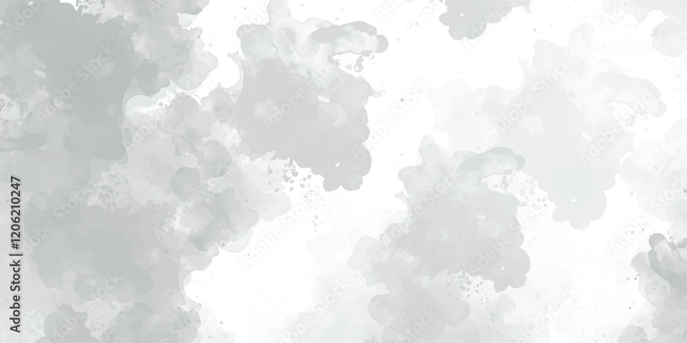 Obraz premium Luxurious watercolor Modern style background and cement wall texture. white color concrete wall for background. 