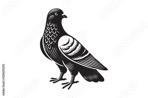 Pigeon Silhouette