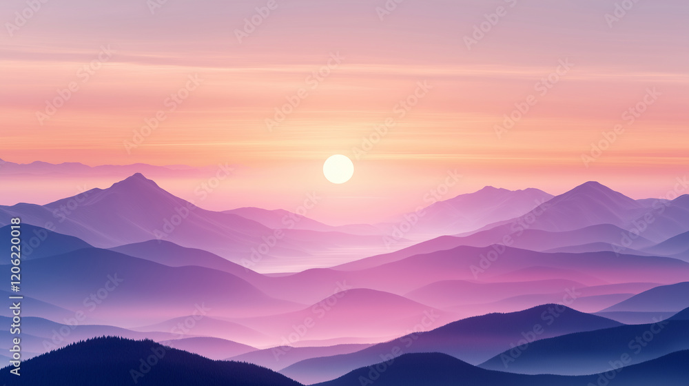 Obraz premium Motivational Backgrounds for Stock Images – Serene and Inspiring Designs