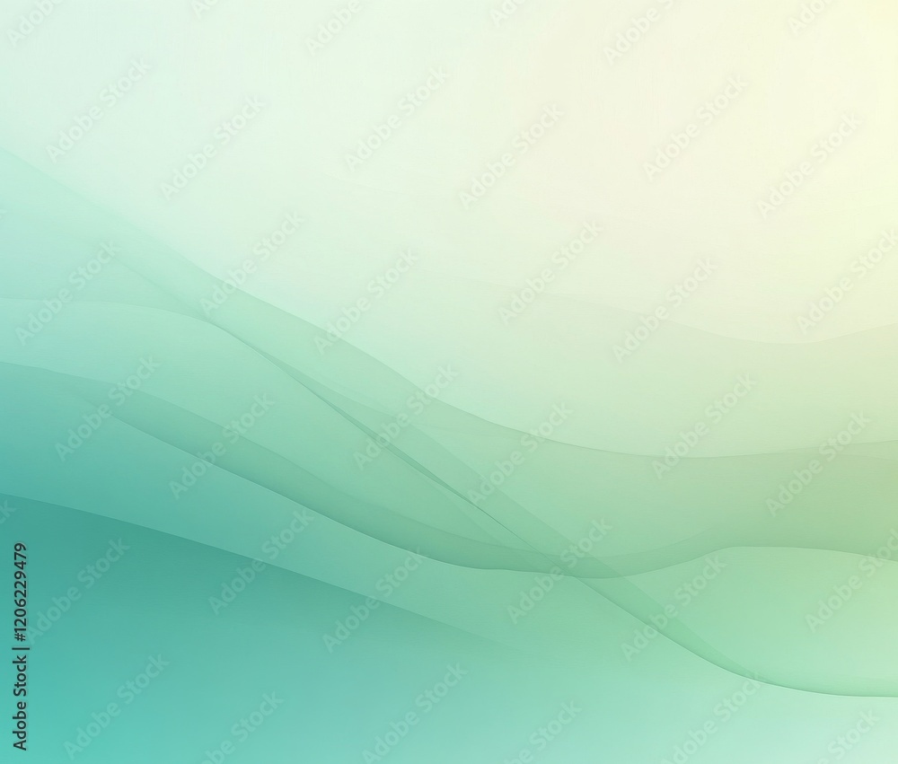 A serene abstract gradient background with soft greens and blues.featuring gentle color transitions.evoking peace and relaxation.ideal for meditation content A serene abstract gradient background with soft greens and blues.featuring gentle color transitions.evoking peace and relaxation.ideal for meditation content
