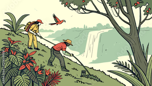 A Stunning Illustration of Brazil's Hidden Beach Havens and Exotic Destinations