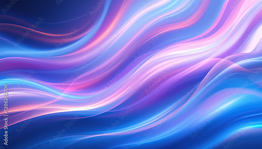 Abstract Blue Pink Purple Swirling Wave Pattern Design Abstract Blue Pink Purple Swirling Wave Pattern Design