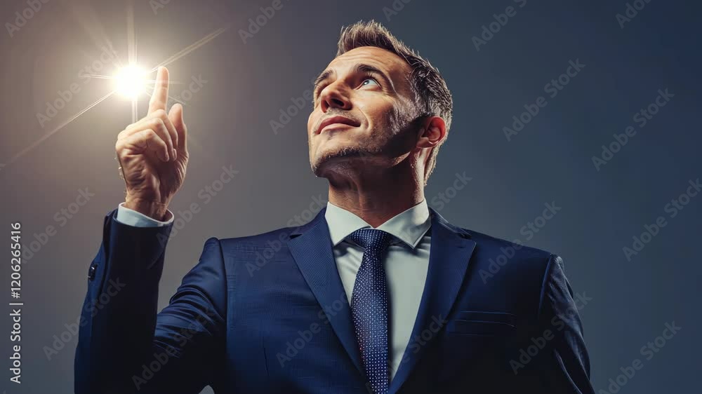 The Businessman with Inspiration The Businessman with Inspiration