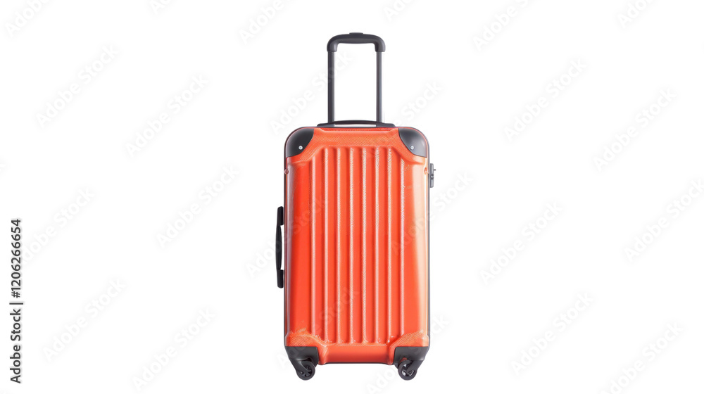 Modern suitcase on transparent background Modern suitcase on transparent background